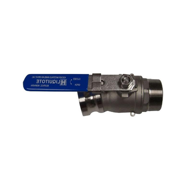 345119 2in Male NPT 15 degree Offset Valve with Adapter