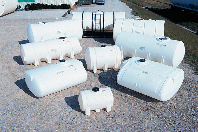 plastic horizontal storage tanks